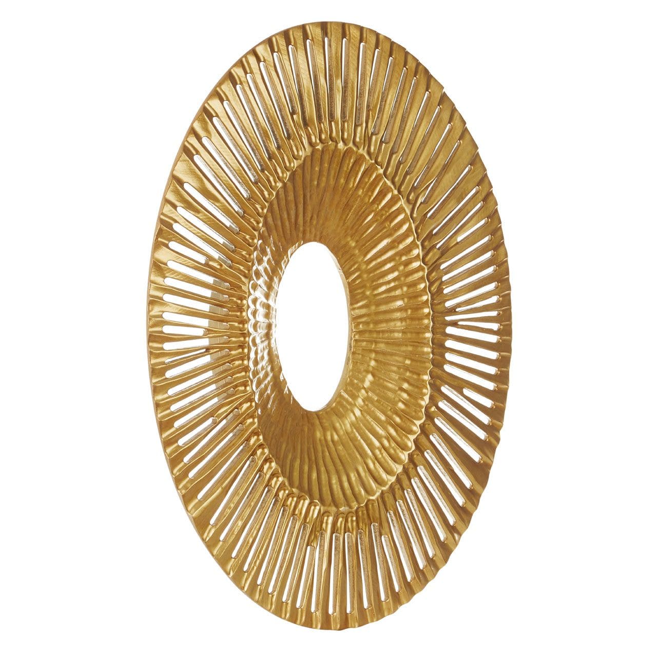 Oval Gold Wall Sculpture - Image 2