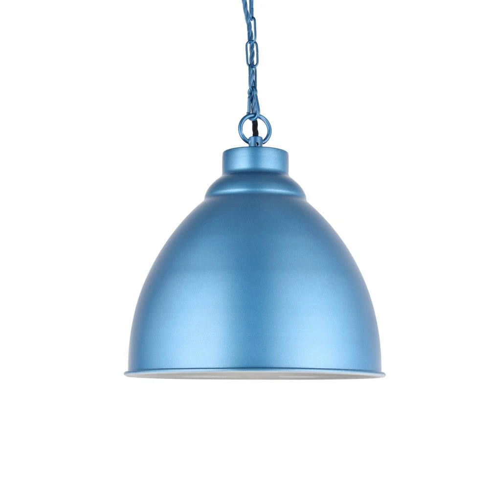 Oxford Vintage Pendant Light Aston Blue - Image 4