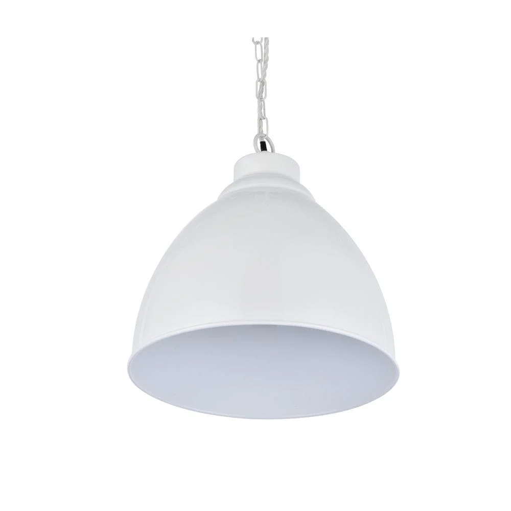 Oxford Vintage Pendant Light Clay White Cream - Image 4