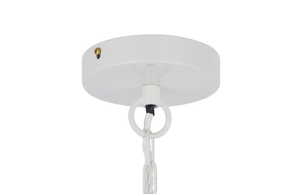 Oxford Vintage Pendant Light Clay White Cream - Image 5