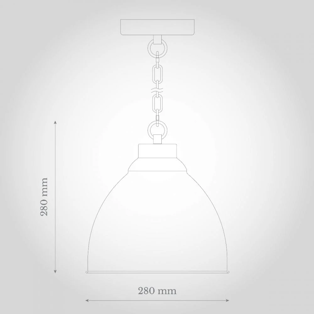 Oxford Vintage Pendant Light Clay White Cream - Image 7