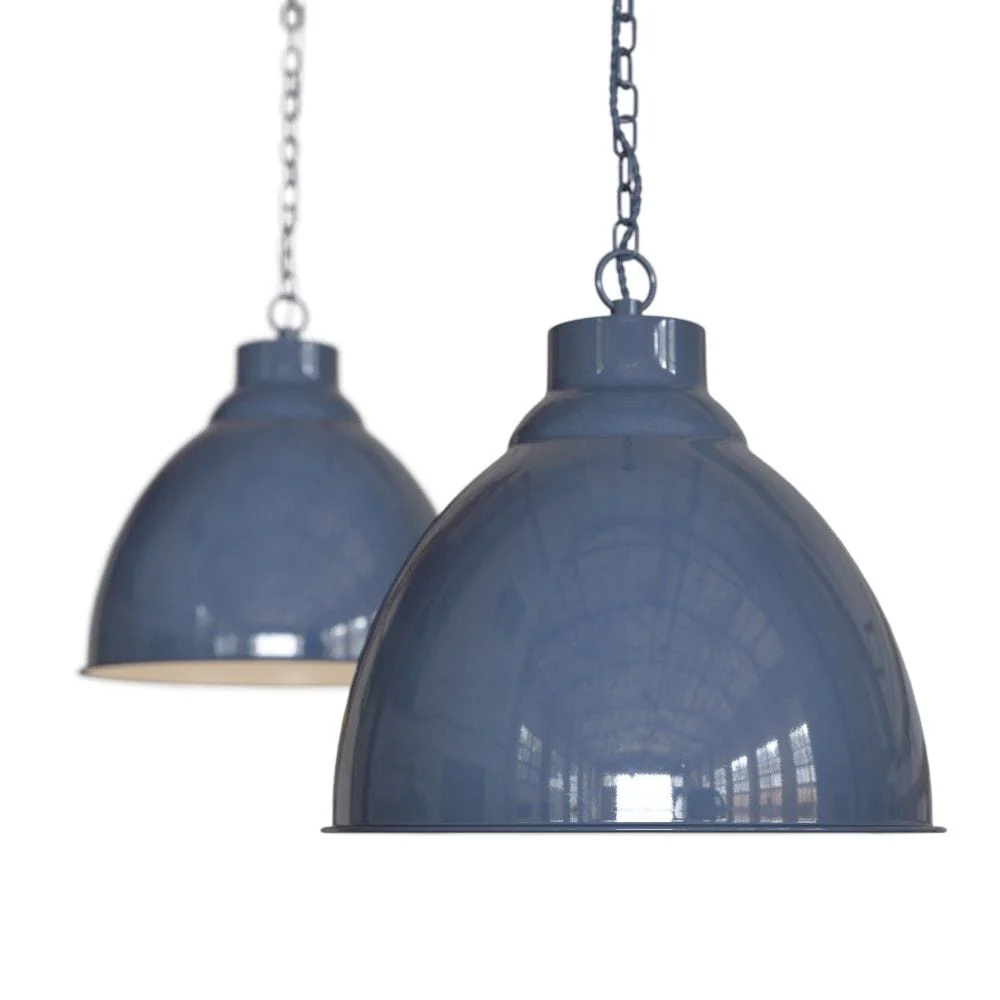 Oxford Vintage Pendant Light Leaden Grey Slate