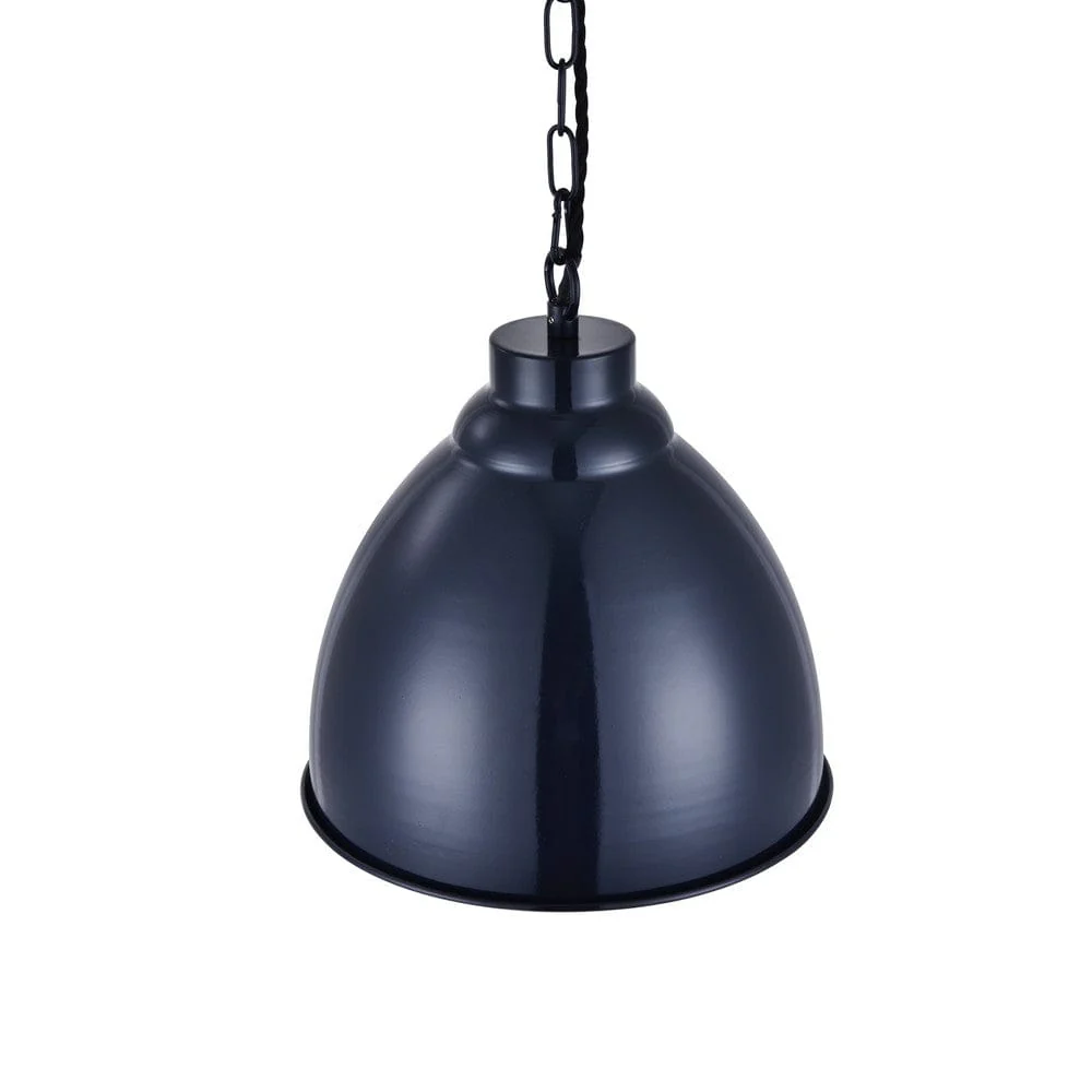 Oxford Vintage Pendant Light Squid Ink Navy Blue - Image 3