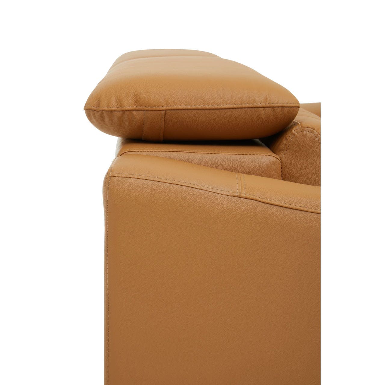 Padua 3 Seater Leather Sofa - Image 7