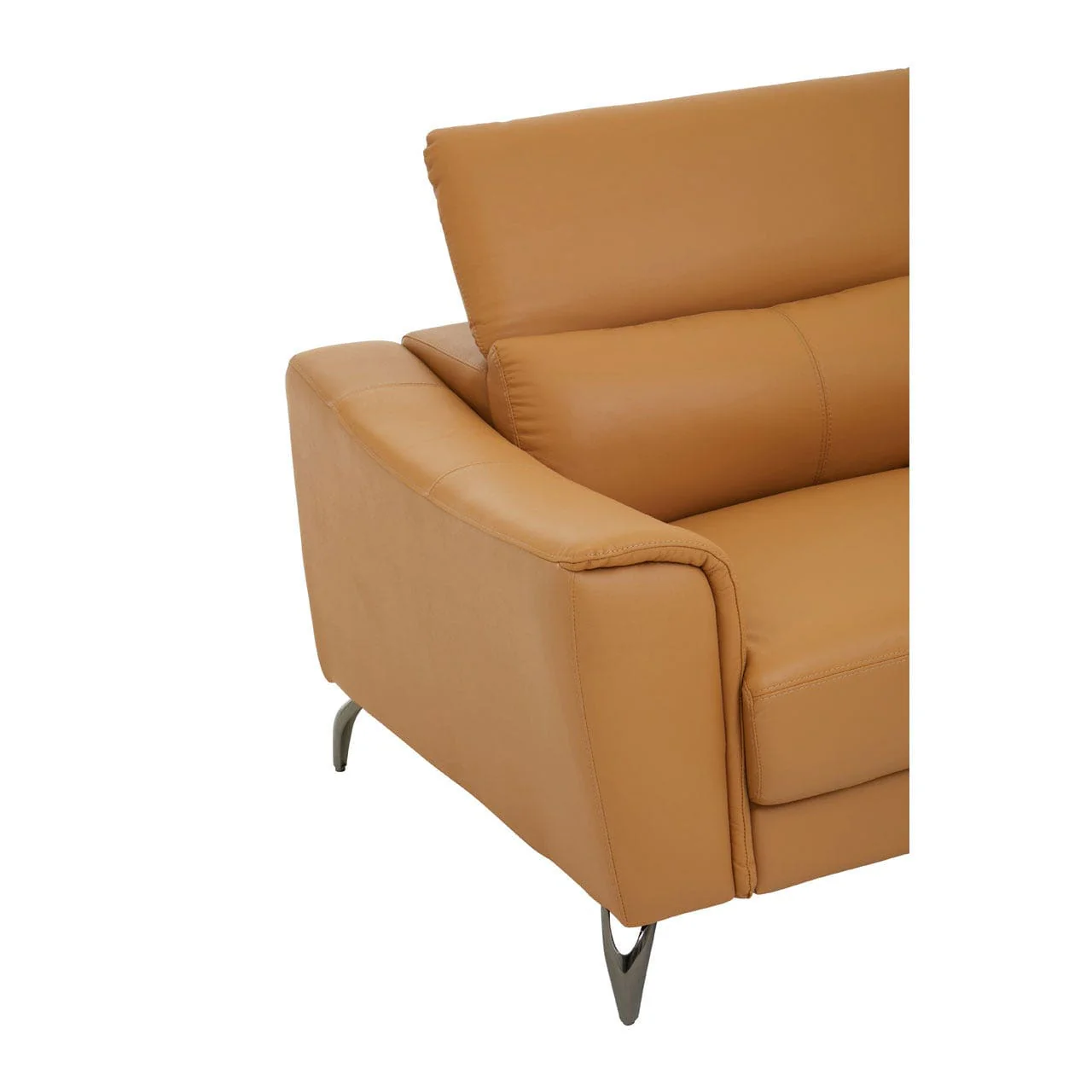 Padua 3 Seater Leather Sofa - Image 8