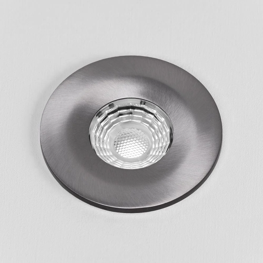 Pewter CCT Fire Rated LED Dimmable 10W IP65 Downlight - Image 4