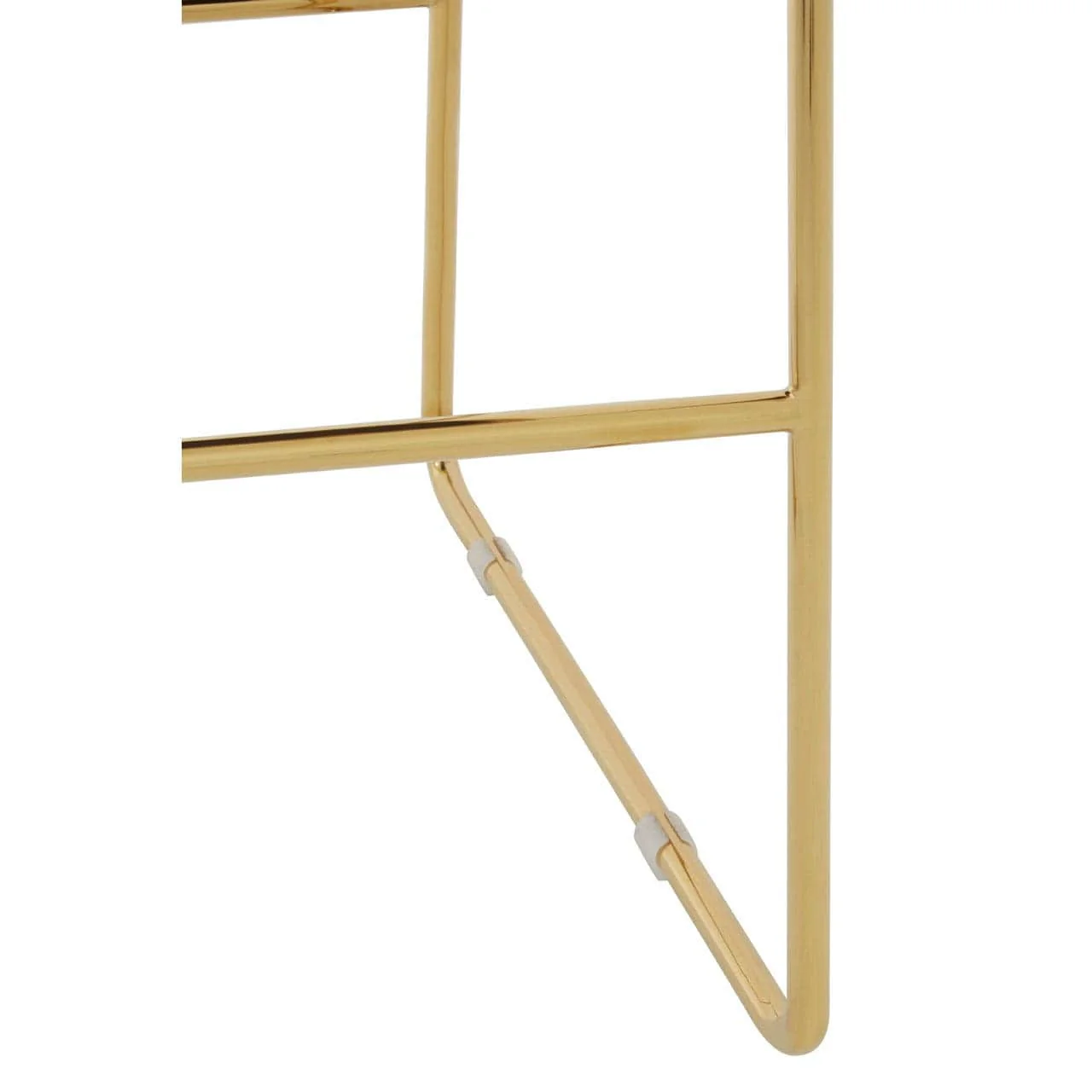 Glasdon Mink Velvet & Gold Bar Stool - Image 7