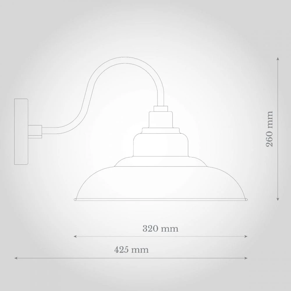Portland Reclaimed Style Wall Light Clay White Cream - Image 5