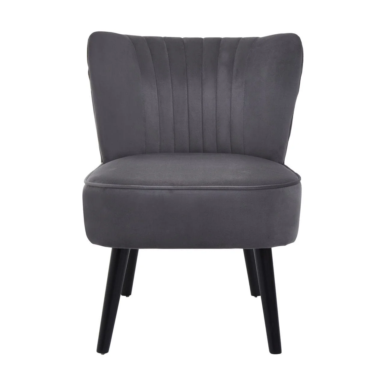 Hyatt Park Grey Velvet Chair - Image 4