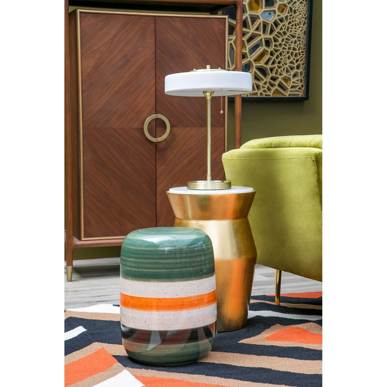 Rogano Table Lamp - White - Image 4