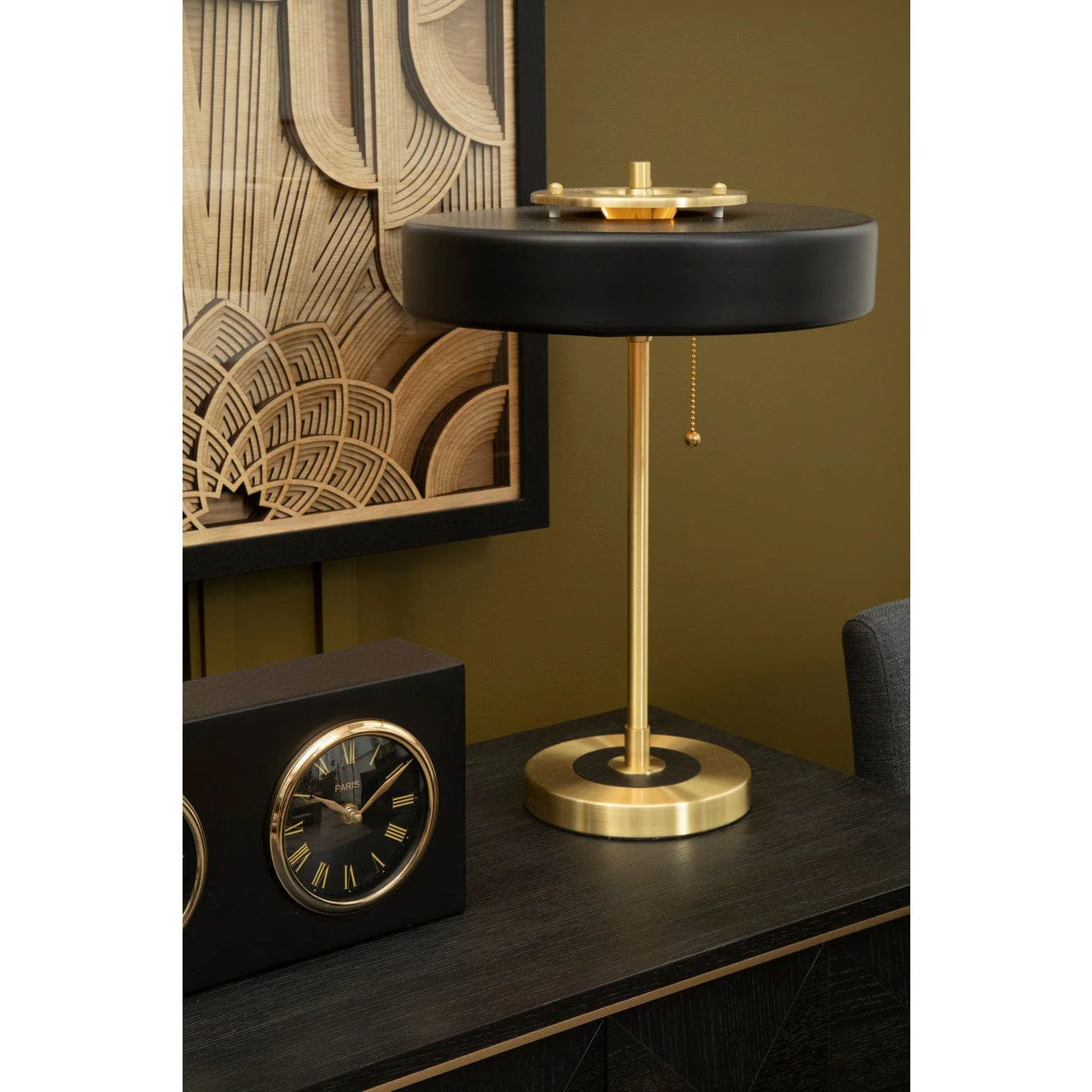 Rogano Table Lamp - Black - Image 4