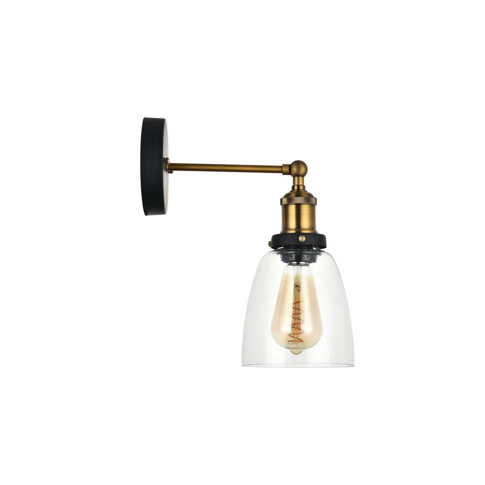 Romilly Clear Glass Cone Wall Light - Image 4