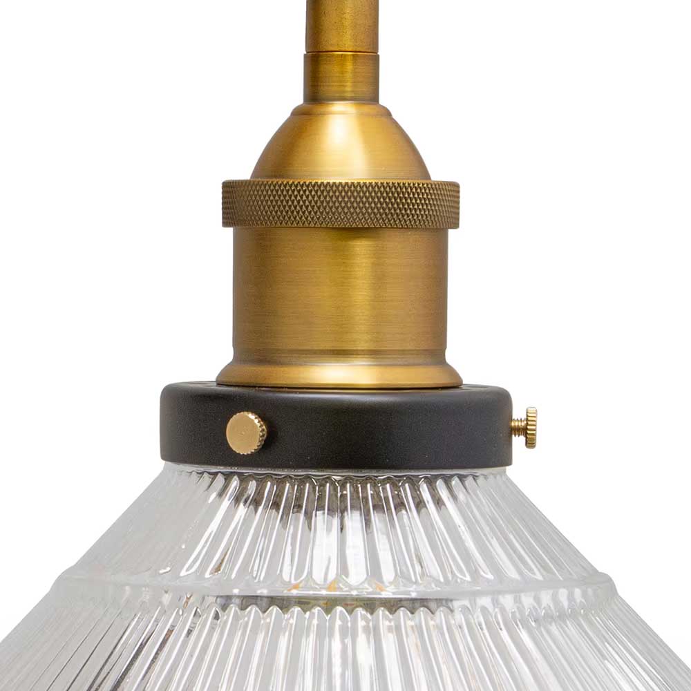 Romilly Etched Glass Funnel French Style Wall Light - Image 6