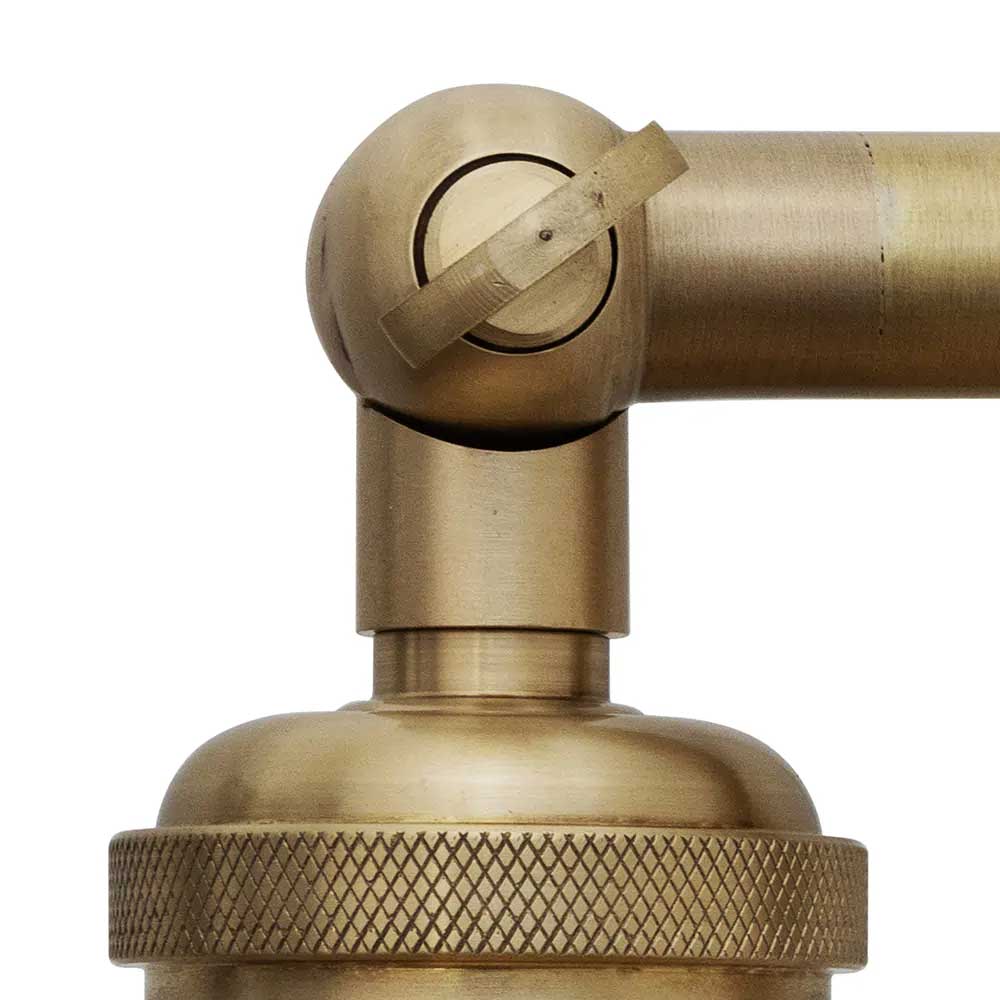 Rosetti Dapple Glass Wall Light - Brass - Image 3