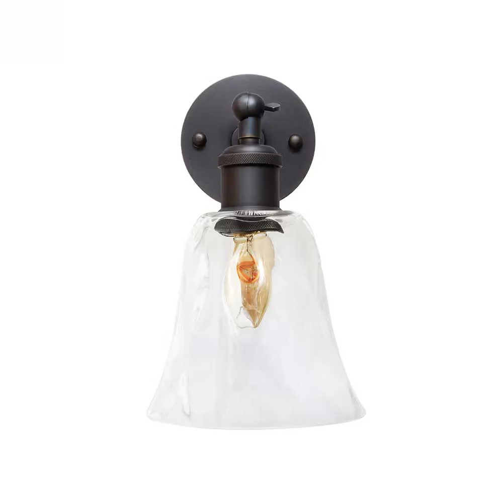 Rosetti Dapple Glass Wall Light - Bronze - Image 2