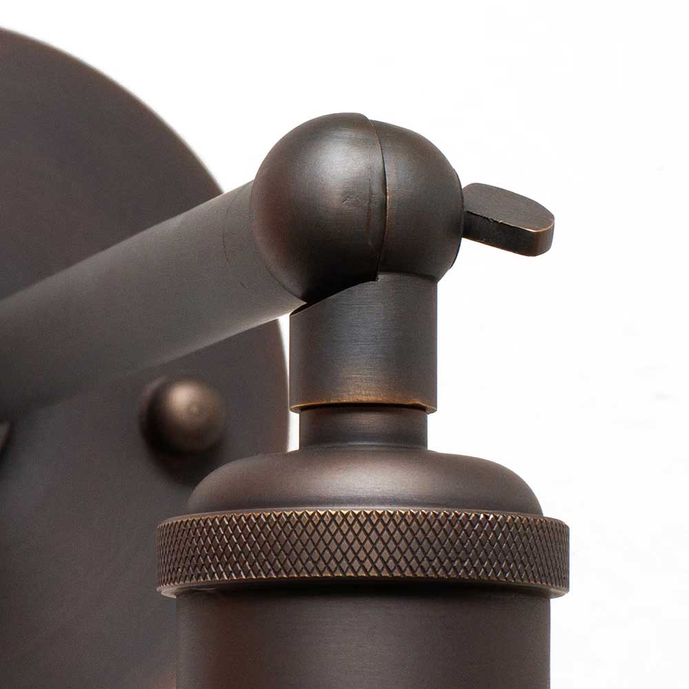 Rosetti Dapple Glass Wall Light - Bronze - Image 3