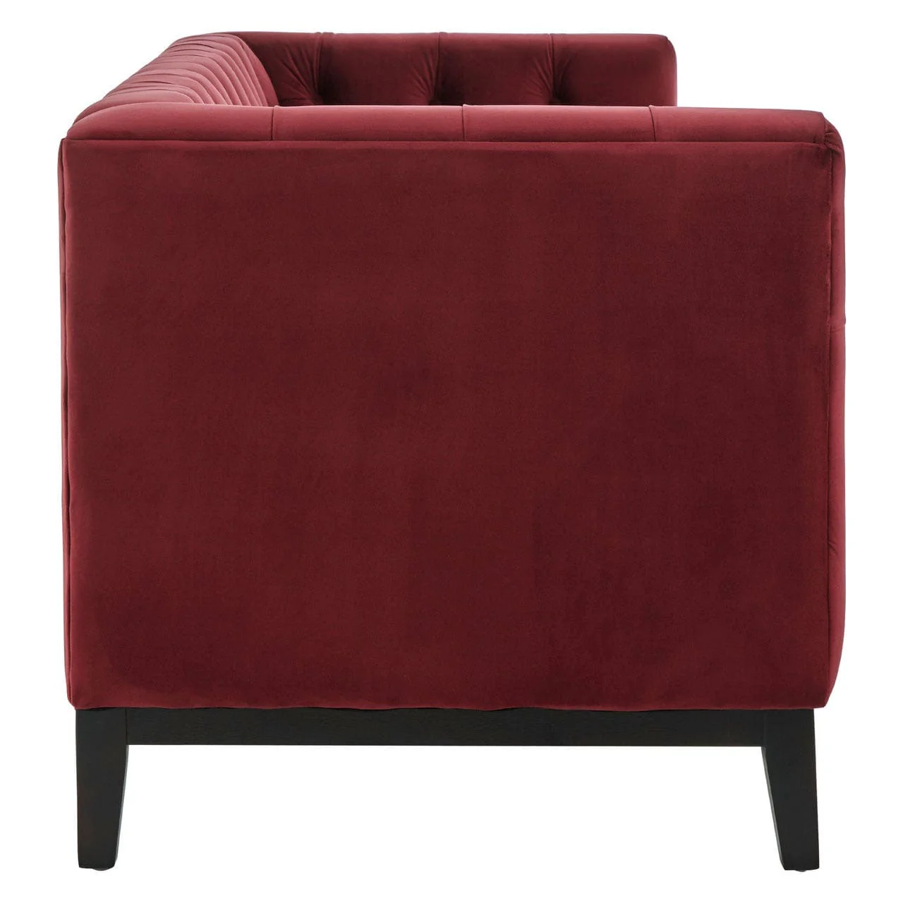 Sasha 3 Seat Crimson Sofa - Image 4