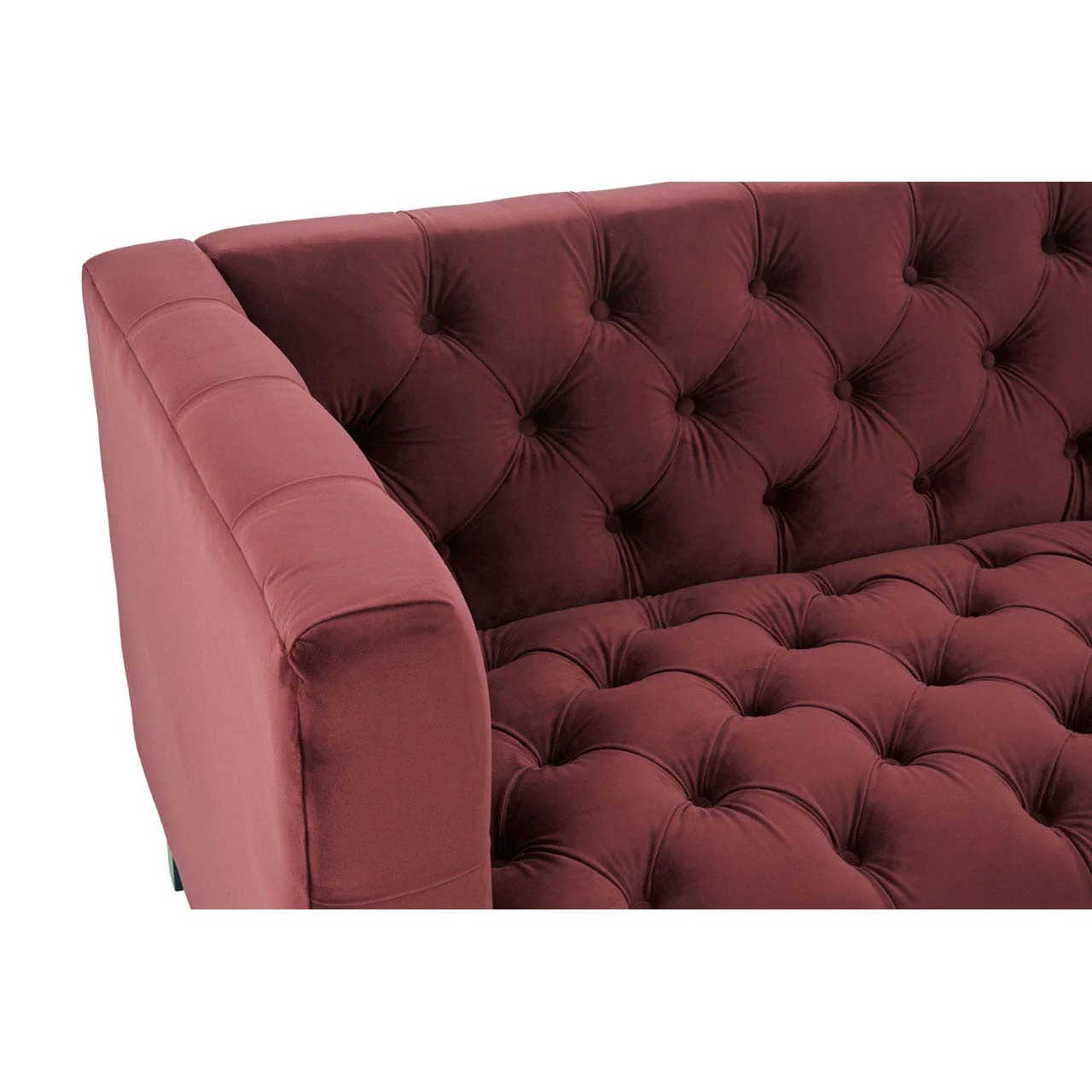 Sasha 3 Seat Crimson Sofa - Image 6