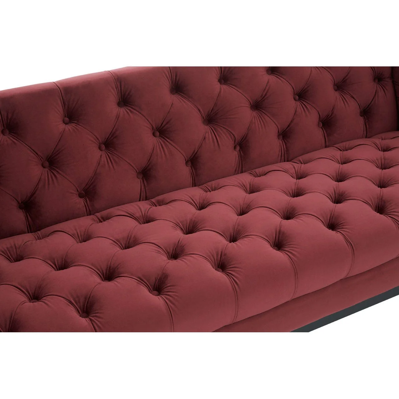 Sasha 3 Seat Crimson Sofa - Image 7