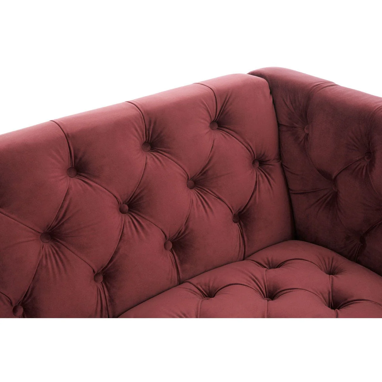 Sasha 3 Seat Crimson Sofa - Image 8