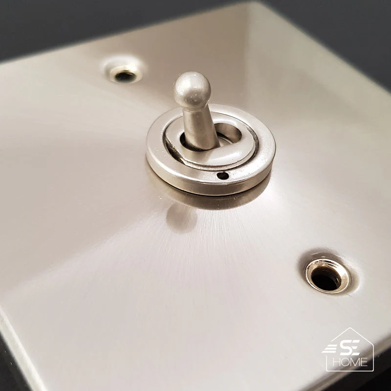 Satin Chrome 13A Fused Connection Unit With Flex - White Trim - Image 3