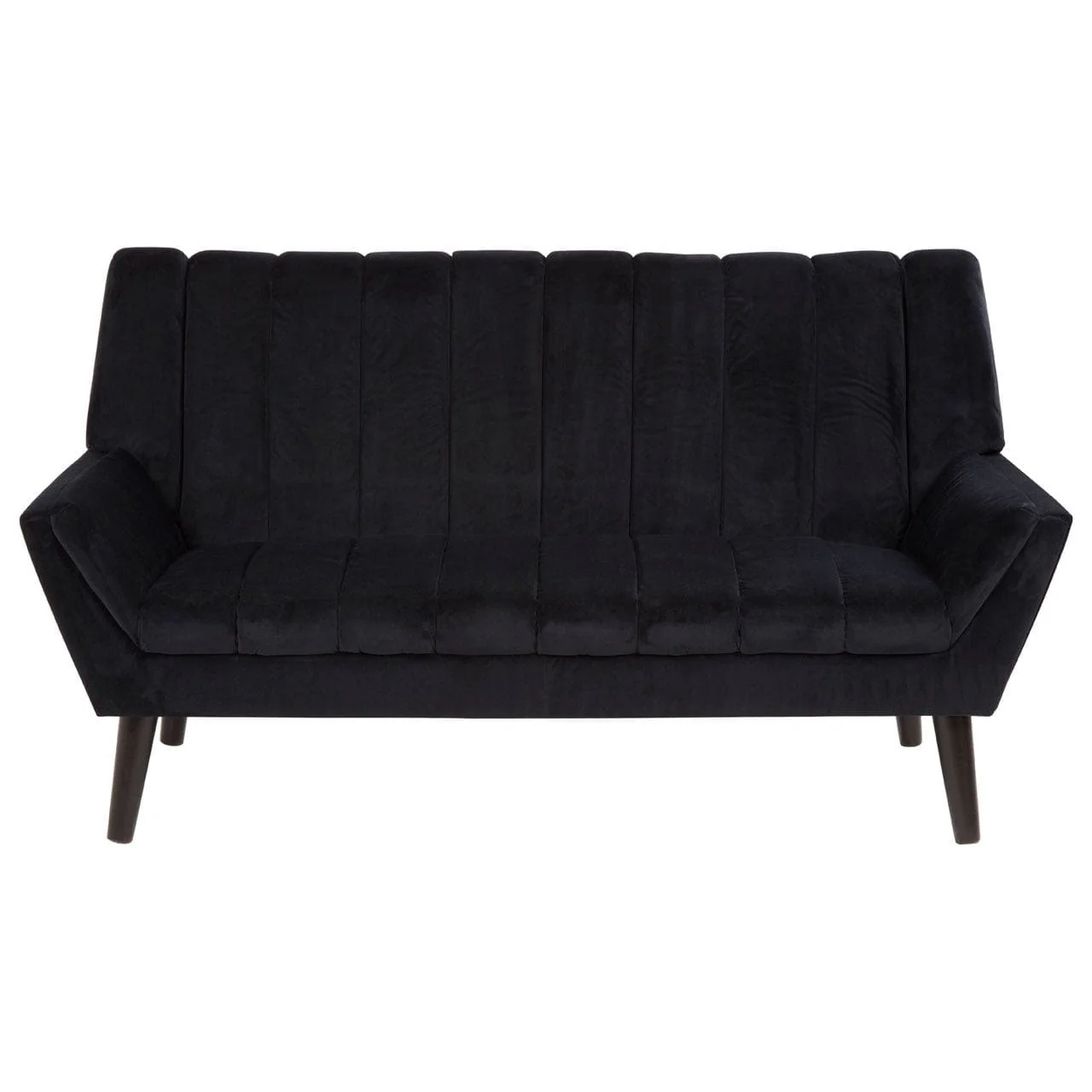 Savina 2 Seat Black Sofa - Image 4
