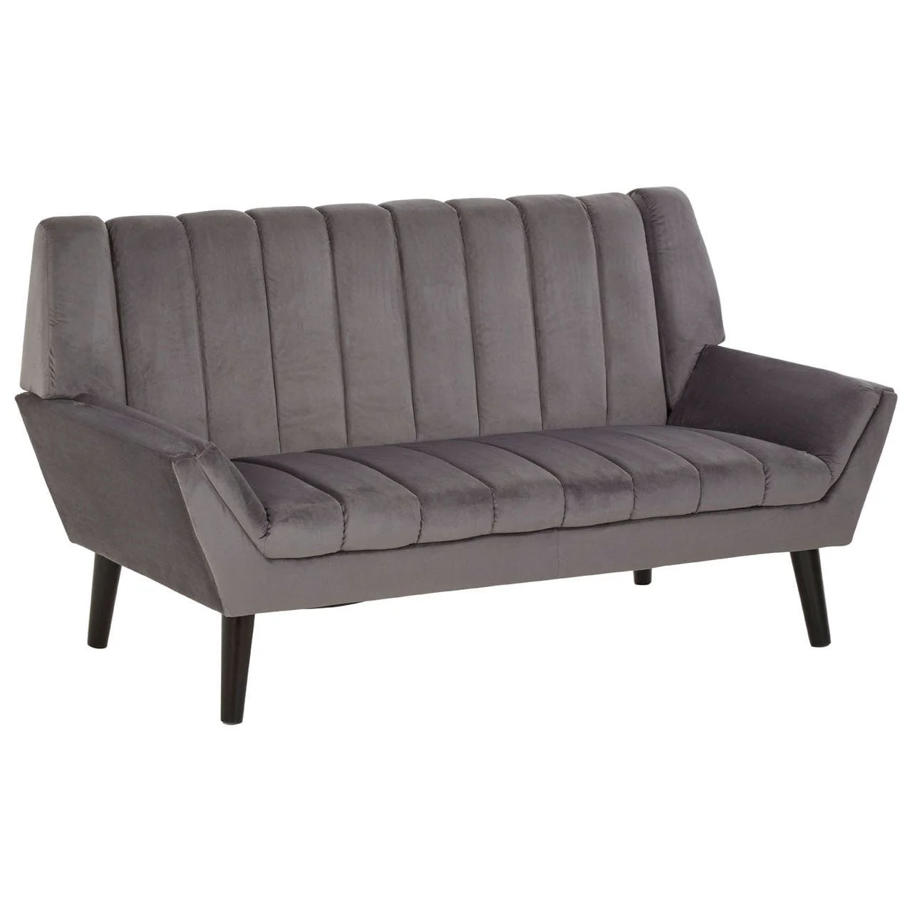 Savina 2 Seat Grey Sofa - Image 3
