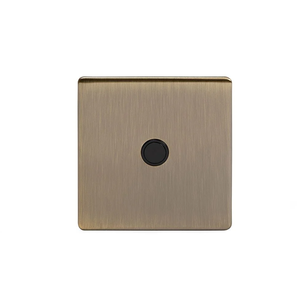 Screwless Antique Brass 20A Flex Outlet