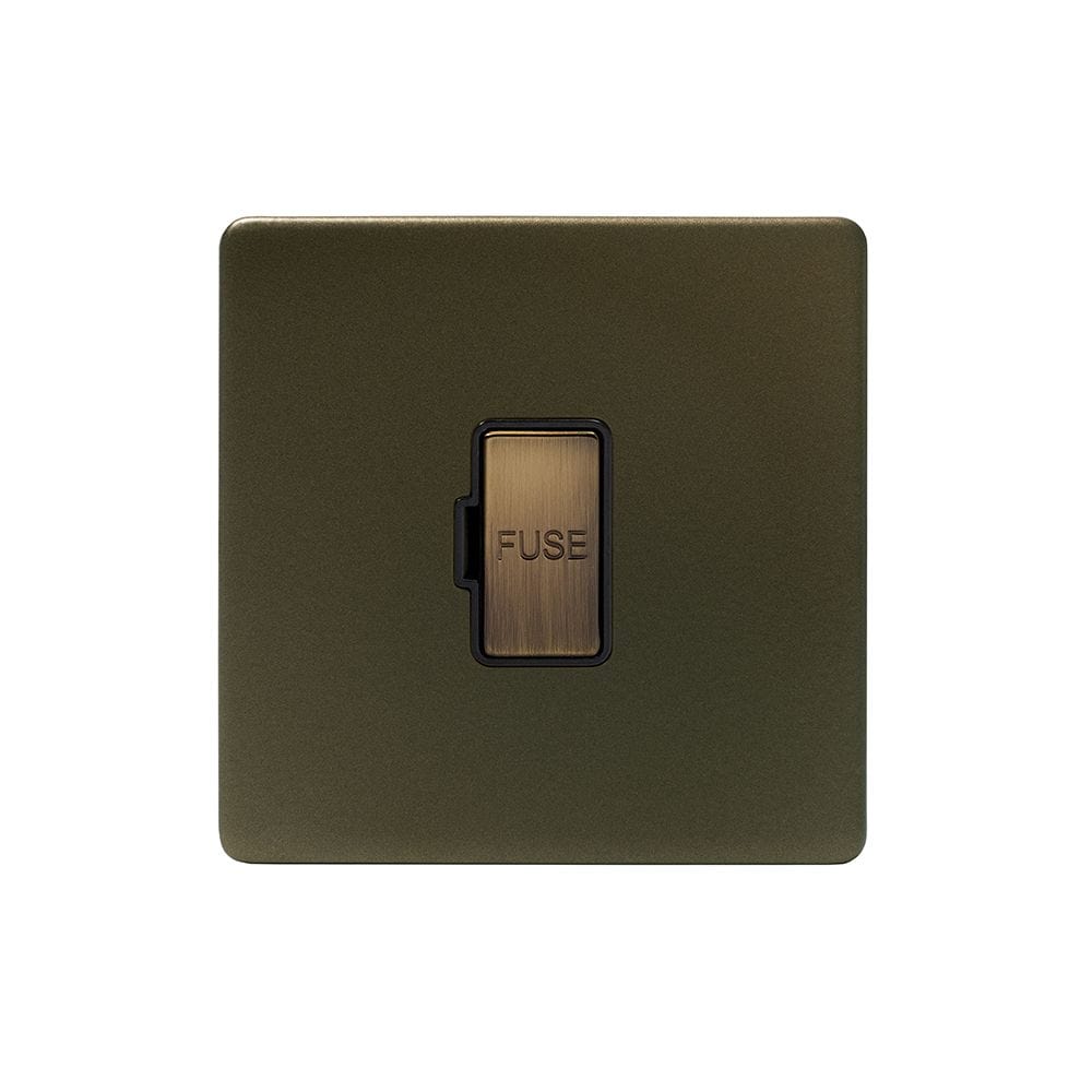 Screwless Bronze 13A Unswitched FCU