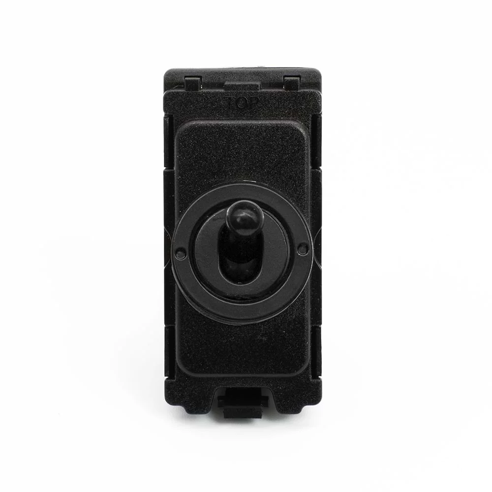 Screwless Matt Black Dimming Toggle CM-Grid Switch Module