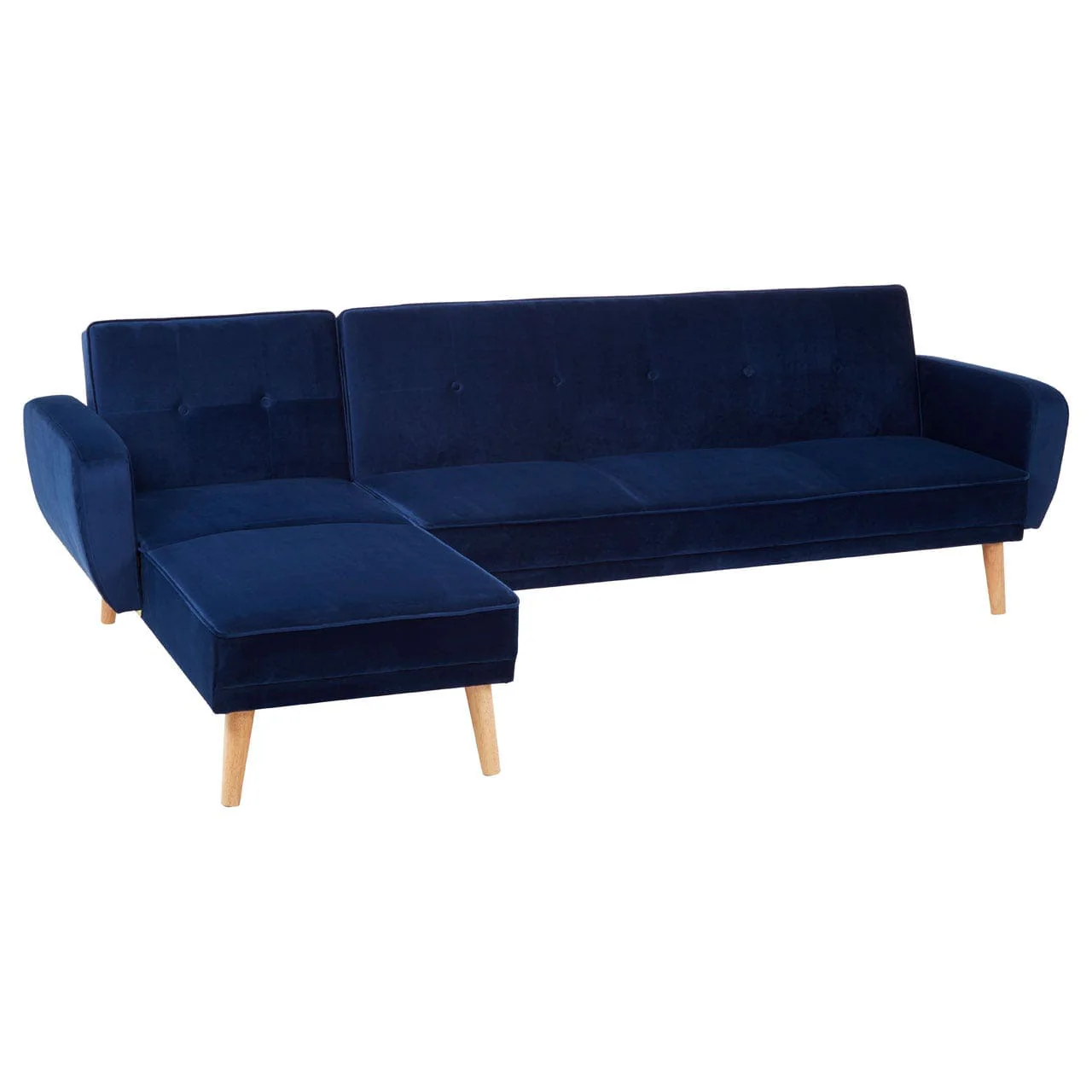 Serene 3 Seat Navy Sofa Bed - Image 3