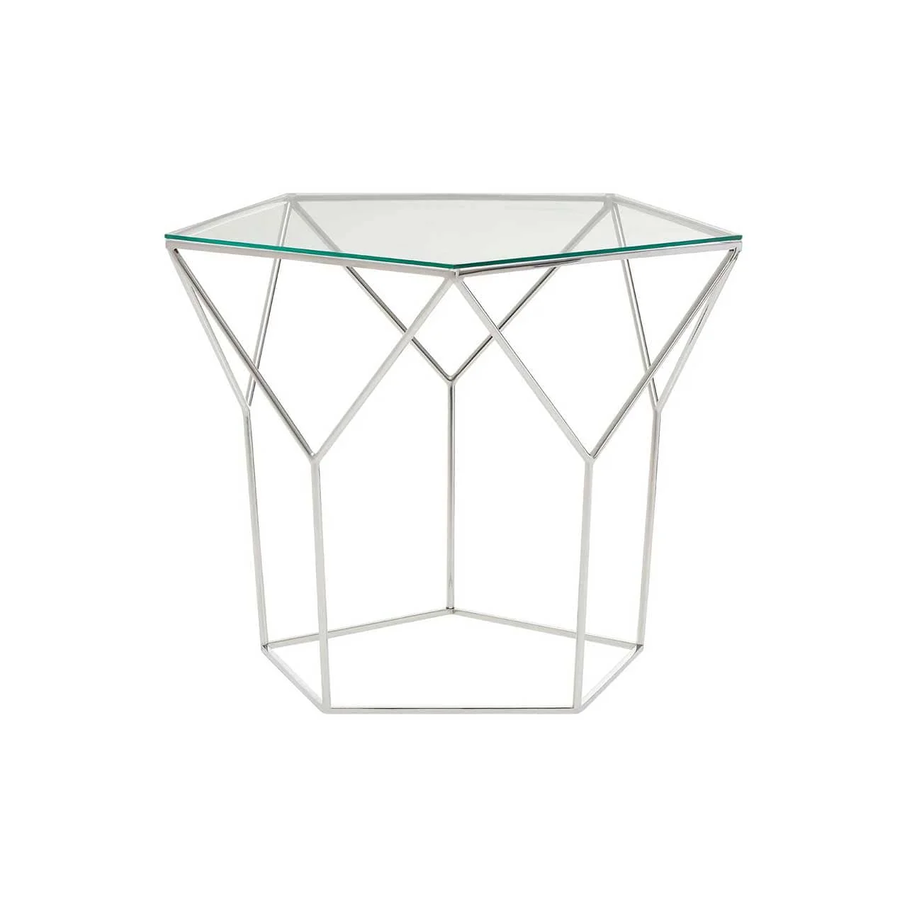 Shalimar Pentagonal Silver Coffee Table