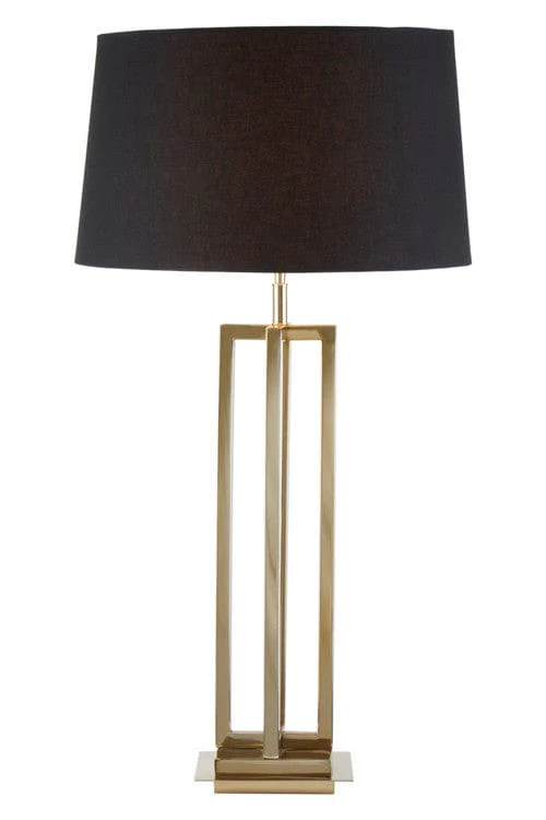 Skye Gold Finish Rectangular Table Lamp