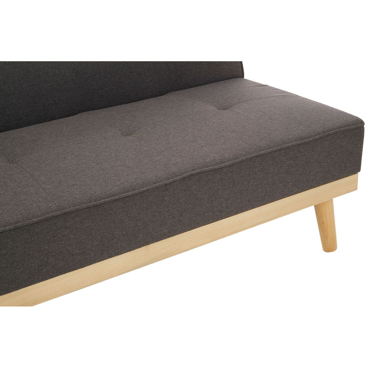 Stockholm 3 Seat Grey Sofa Bed - Image 8