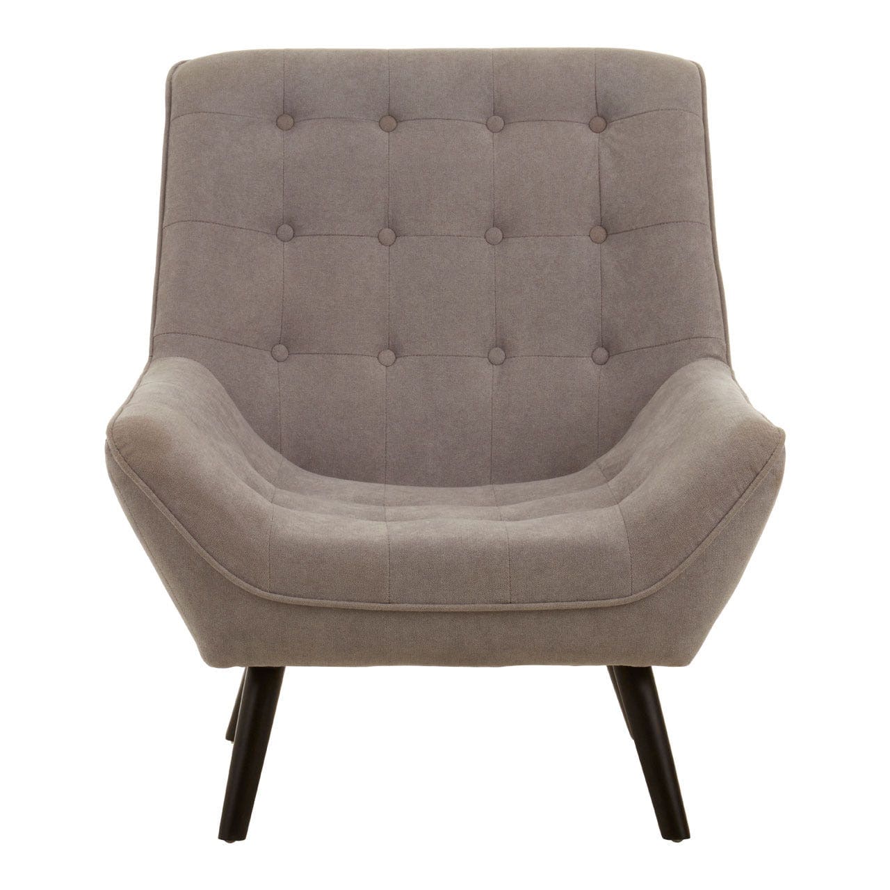 Stockholm Grey Curved Chair - Image 2