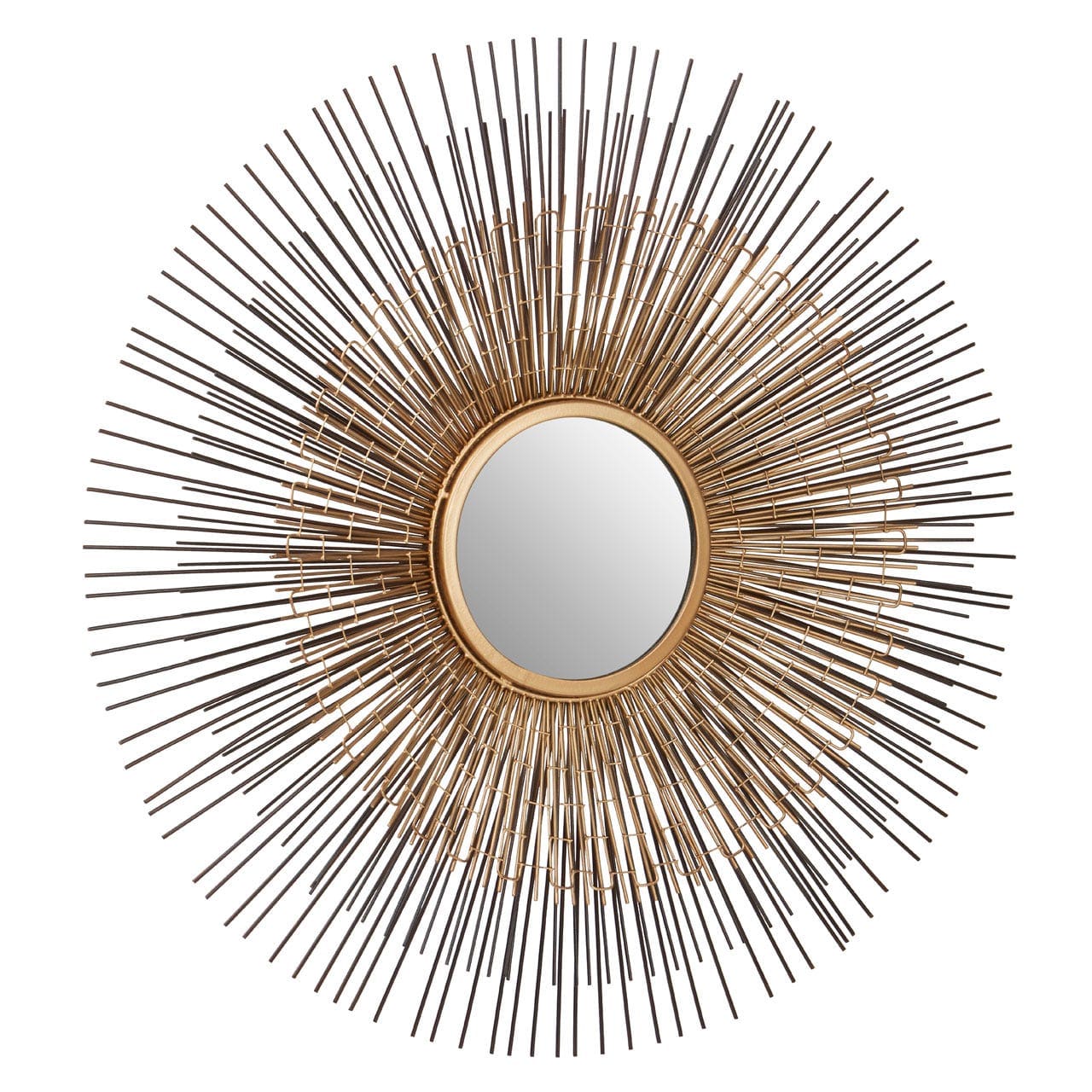 Templar Nickel / Bronze Finish Wall Mirror - Image 3