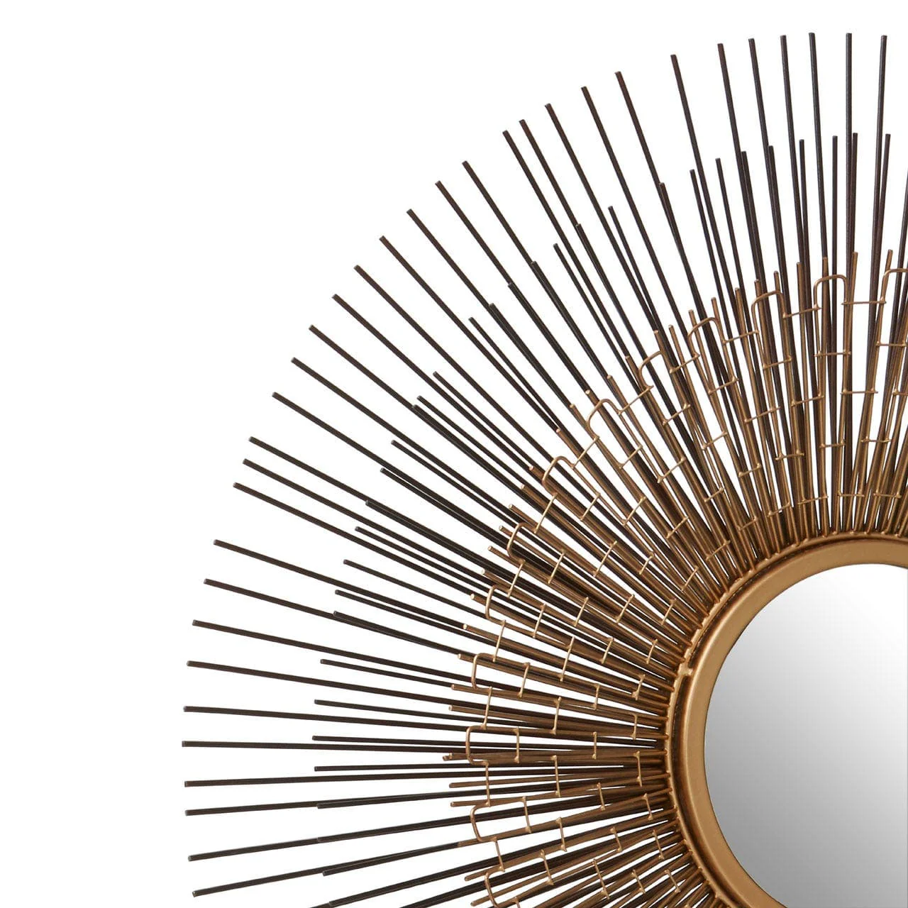 Templar Nickel / Bronze Finish Wall Mirror - Image 4