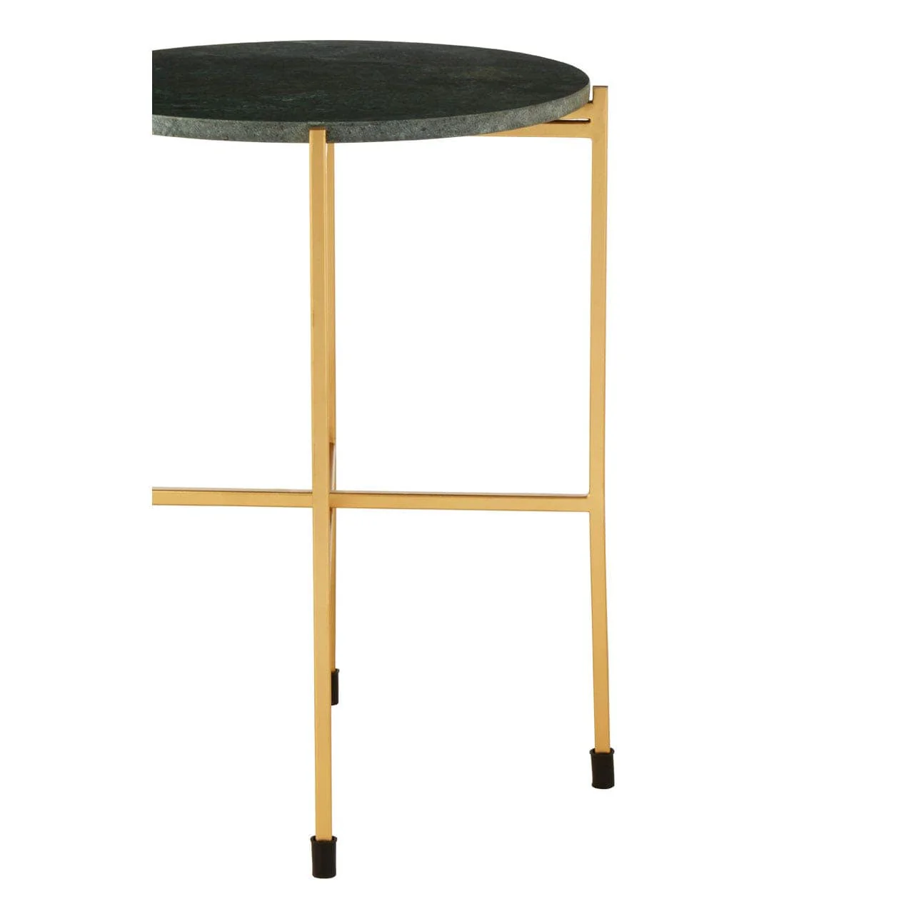 Templar Large Green Marble Top Side Table - Image 3