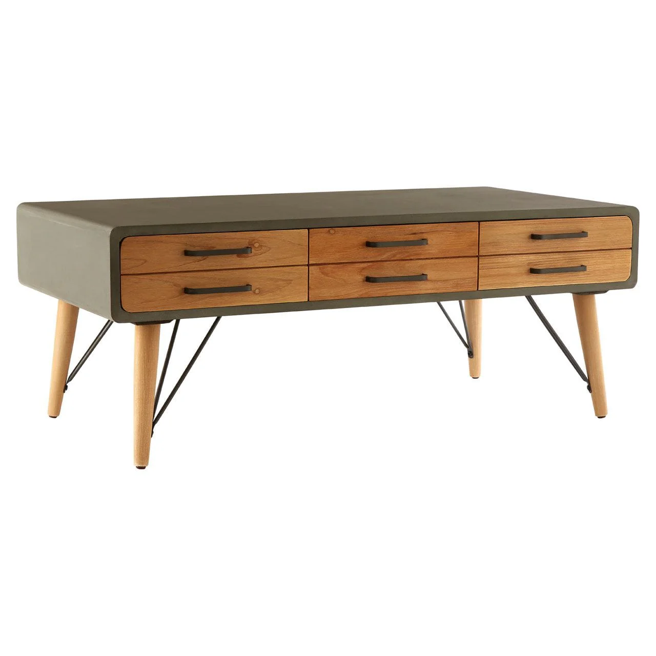 Trinity Coffee Table With Six Drawers - Image 5