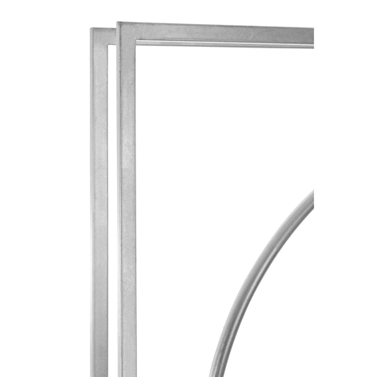 Trinity Silver Finish Skeleton Wall Clock - Image 3