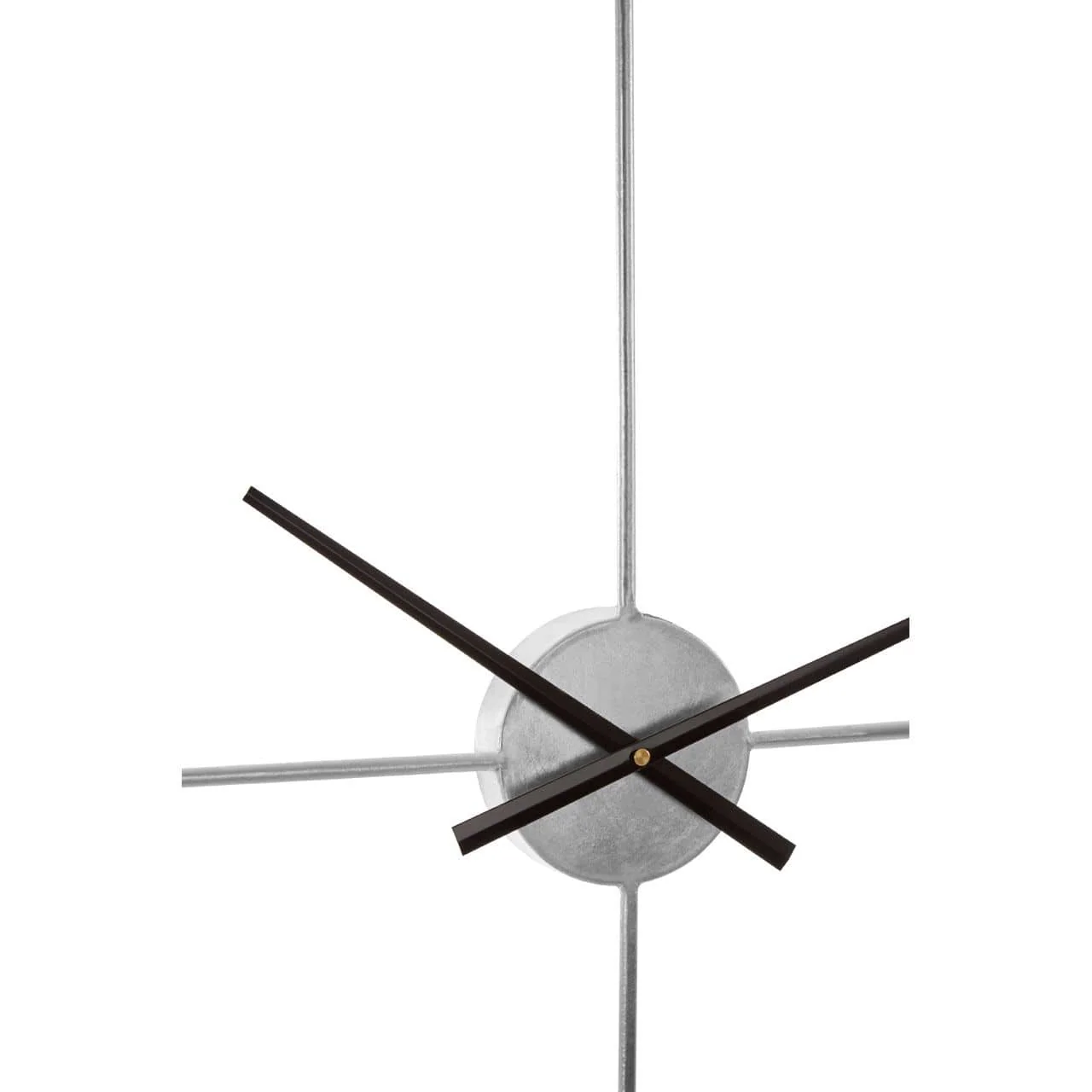 Trinity Silver Finish Skeleton Wall Clock - Image 4