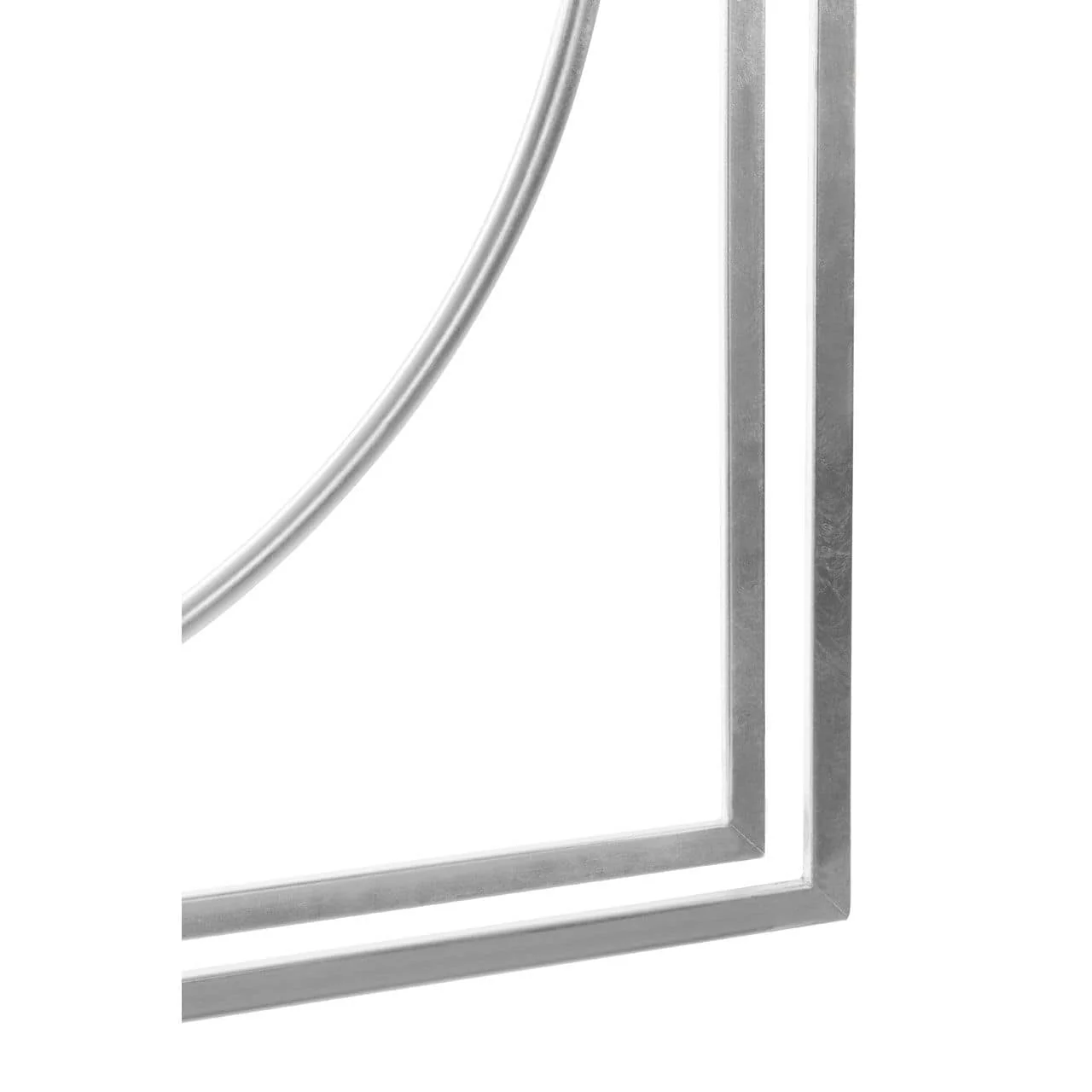 Trinity Silver Finish Skeleton Wall Clock - Image 5