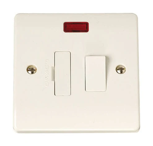 13A DP Switched Fused Connection Unit With Neon