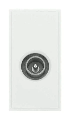 Single Male Coaxial - Polar White
