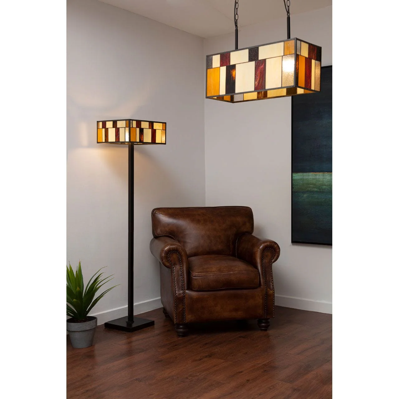 Waldorf Rectangle Pendant Light - Image 2