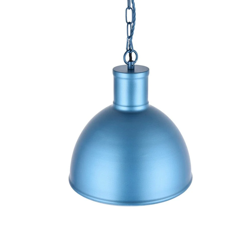 Wardour Industrial Bay Pendant Light Aston Blue - Image 3