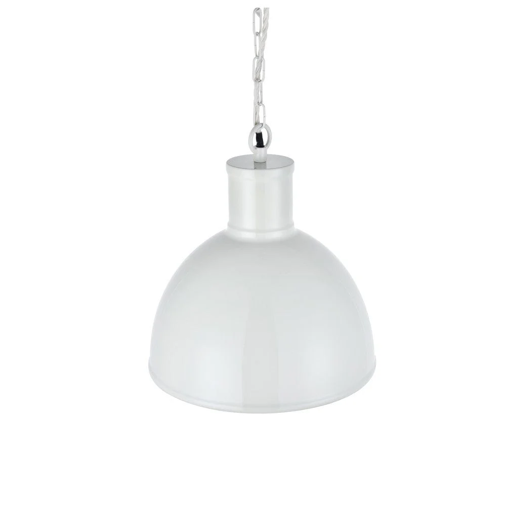 Wardour Industrial Bay Pendant Light Clay White Cream - Image 3