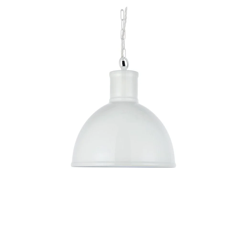 Wardour Industrial Bay Pendant Light Clay White Cream - Image 5