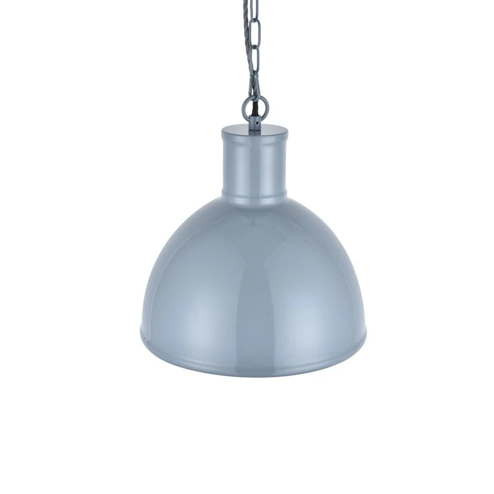 Wardour Industrial Bay Pendant Light French Grey - Image 3
