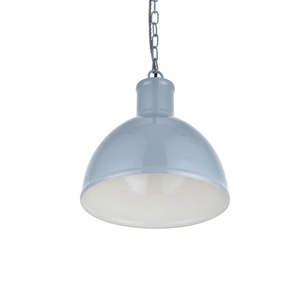Wardour Industrial Bay Pendant Light French Grey - Image 4